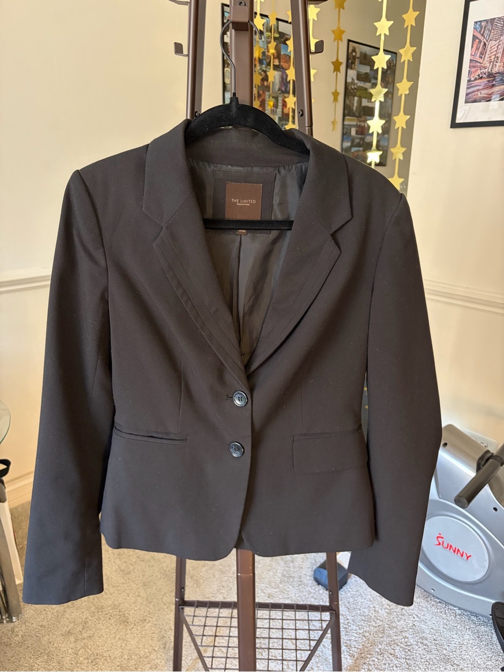 Banana Republic Factory The Limited Black Two-Button Women's Blazer